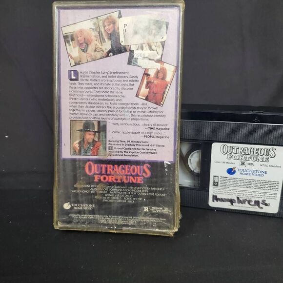Outrageous Fortune [VHS] - Picture 3 of 5